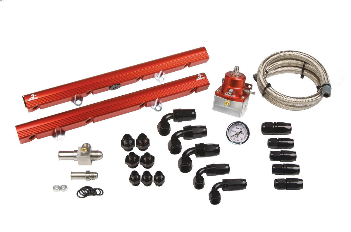 Aeromotive 5.0 Liter Ford Street Billet Fuel Rail System (Ford 5.0 86-98) 5/8in I.D. - 14102