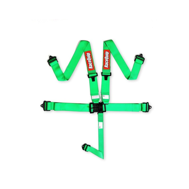 RaceQuip Green L & L 5pt Seat Belt - 711071RQP