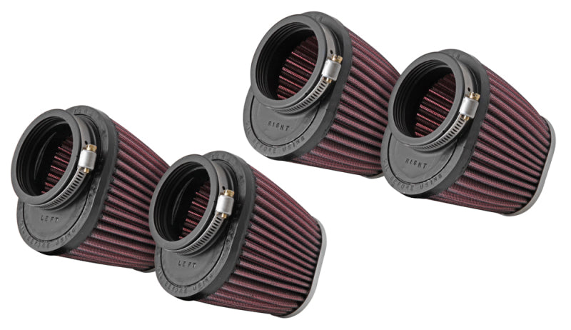 K&amp;N Universal Clamp-On Air Filter 2-1/8in Flange 4x3in-B 3x2in-T 4in-L - RC-2914