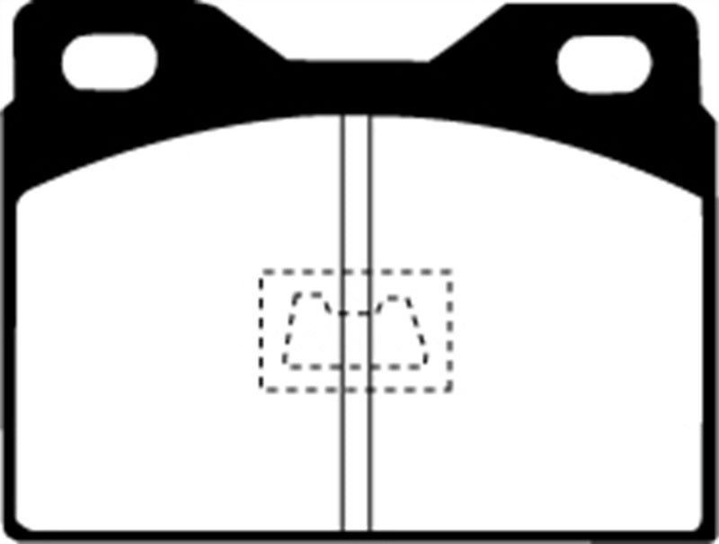 EBC 76-85 Porsche 924 2.0 Redstuff Front Brake Pads - DP3220C