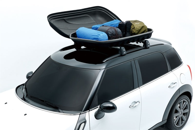 3D Maxpider Shell Roof Box With Rack Size L 47INX31INX10In (120X80X26Cm) Brown - 6064L-18