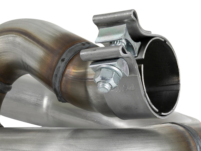 aFe POWER Twisted Steel Loop Relocation Pipe 2018 Jeep Wrangler (JL) V6-3.6L - 48-48027