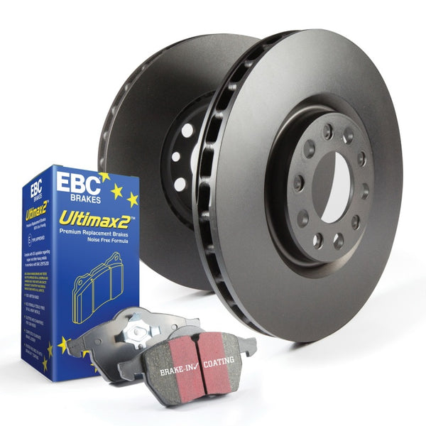 EBC S20 Kits Ultimax Pads and RK Rotors (2 axle kits) - S20K2093 for 2016-2017 Honda Accord - front view