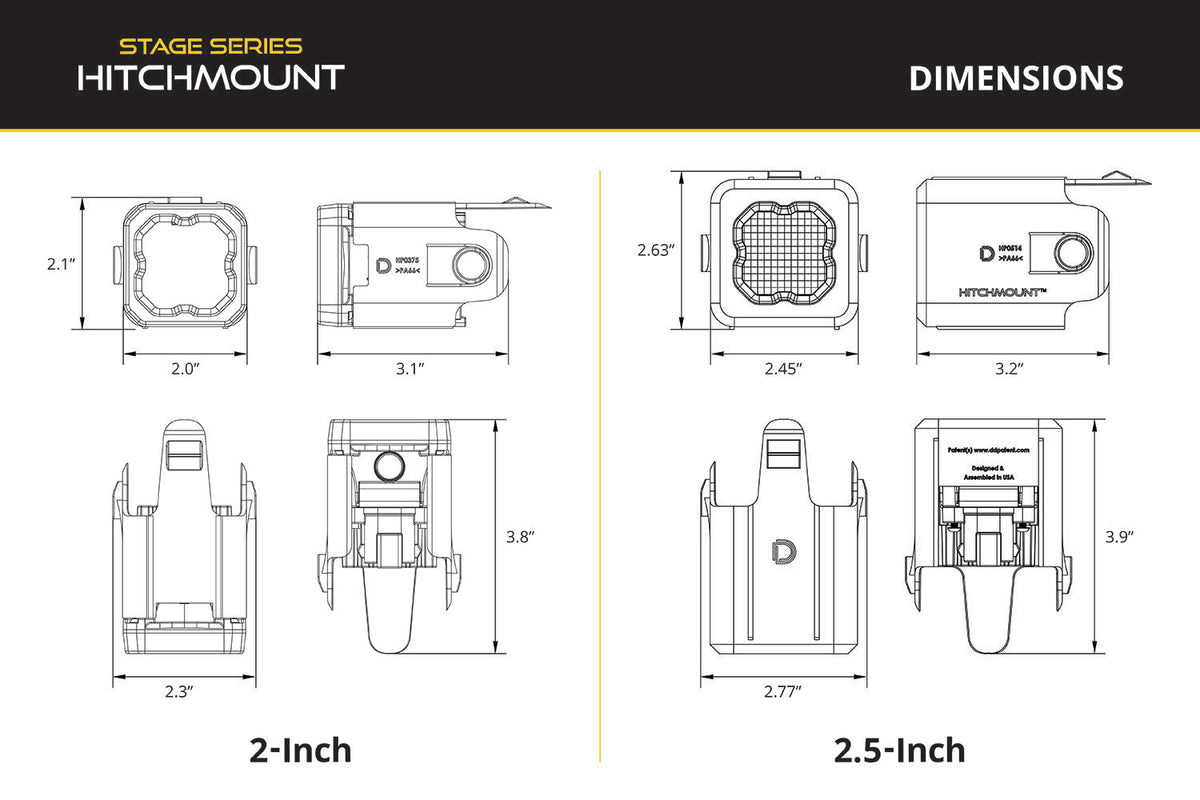Diode Dynamics - HitchMount LED Pod (No Harness) - DD7420NH