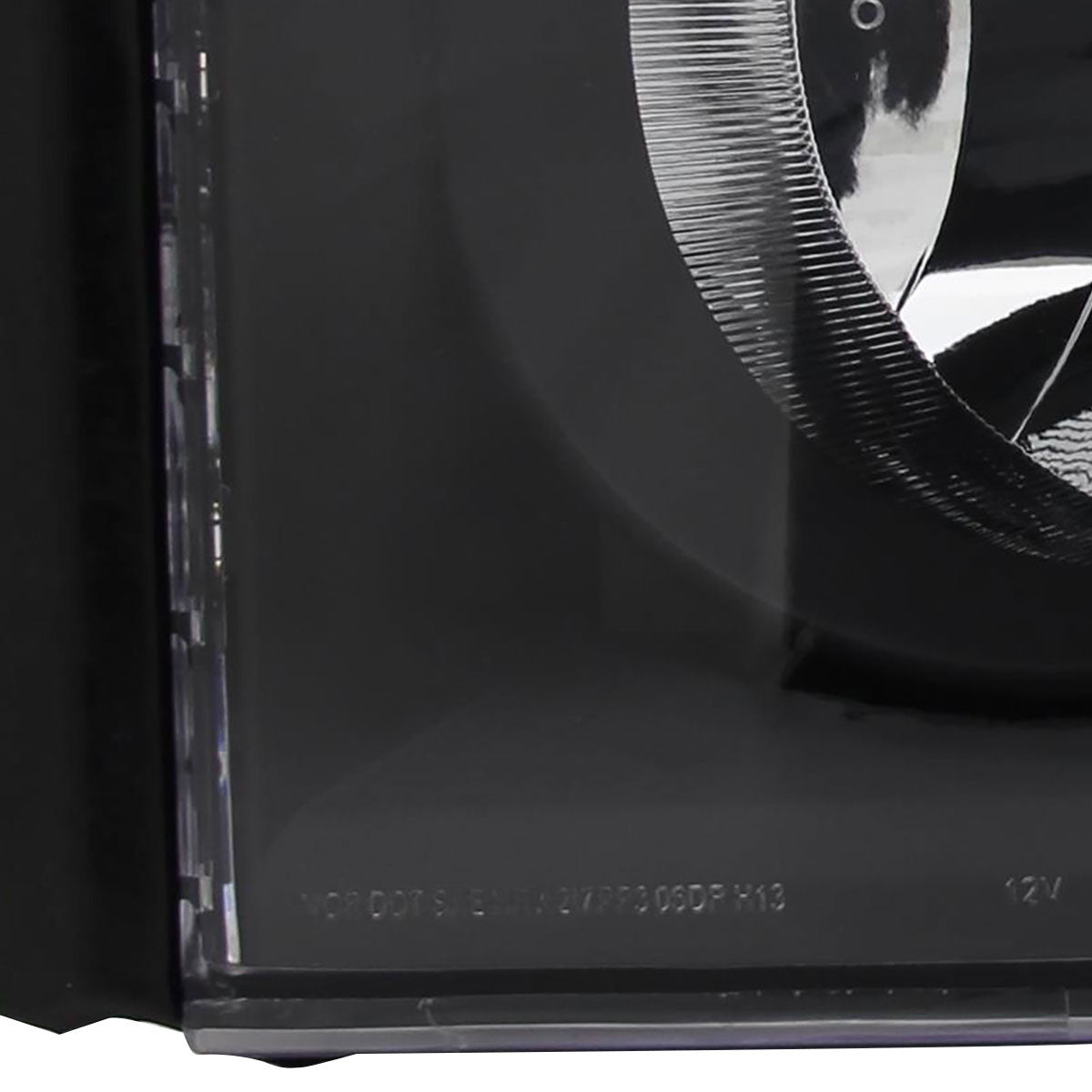 Spec-D Tuning - 2006-2008 Dodge RAM 1500/ 2006-2009 RAM 2500 3500 Factory Style Crystal Headlights (Matte Black Housing/Clear Lens) - 2LH-DGP06JM-RS