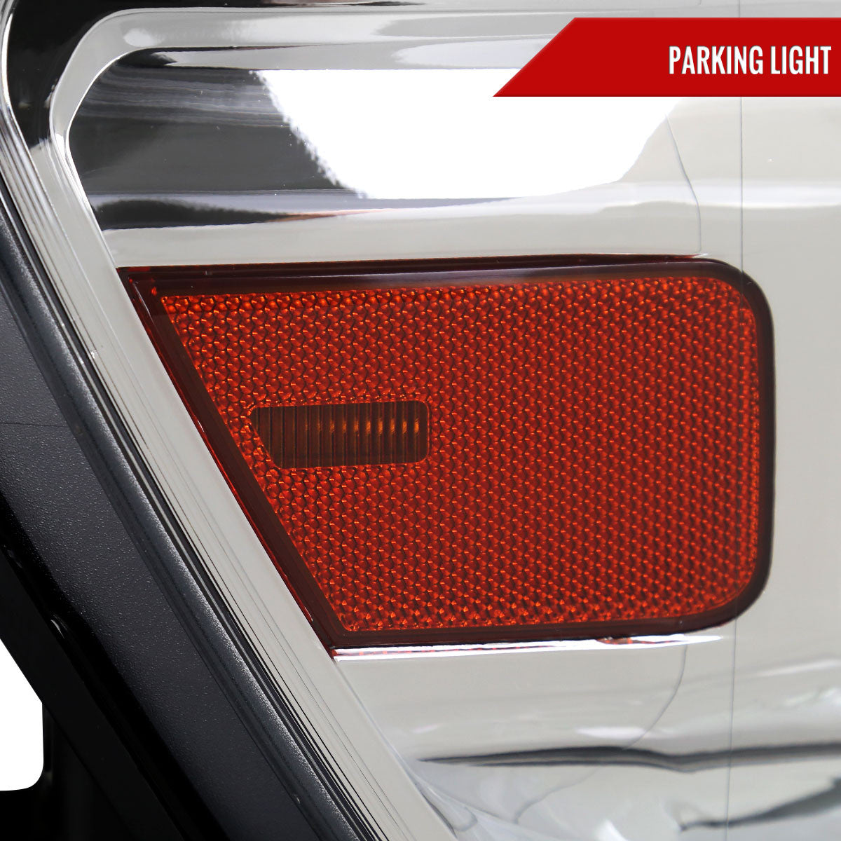 Spec-D Tuning - 2019-2024 Dodge Ram 1500 Factory Style Crystal Headlight - Passenger Side Only (Chrome Housing / Clear Lens) - 2LH-RAM1915-R-RS