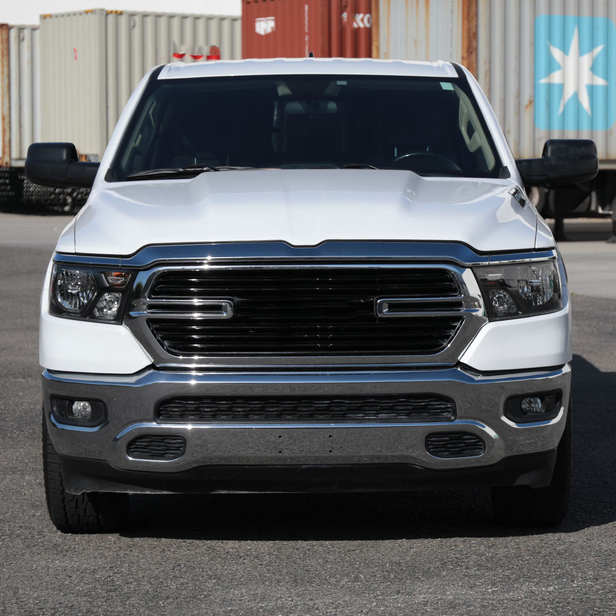 Spec-D Tuning - 2019-2024 Dodge Ram 1500 Factory Style Crystal Headlight - Driver Side Only (Black Housing / Clear Lens) - 2LH-RAM1915JM-L-RS