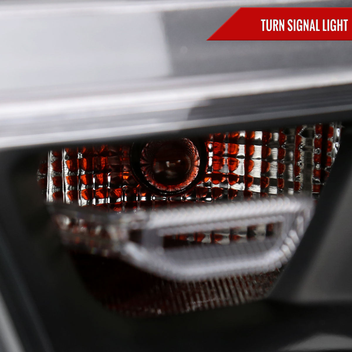 Spec-D Tuning - 2019-2024 Dodge Ram 1500 Factory Style Crystal Headlight - Driver Side Only (Black Housing / Clear Lens) - 2LH-RAM1915JM-L-RS