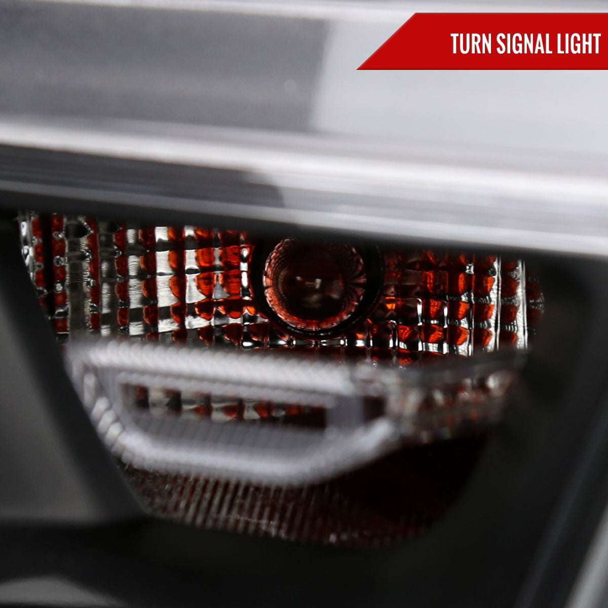 Spec-D Tuning - 2019-2024 Dodge Ram 1500 Factory Style Crystal Headlight - Passenger Side Only (Black Housing / Clear Lens) - 2LH-RAM1915JM-R-RS