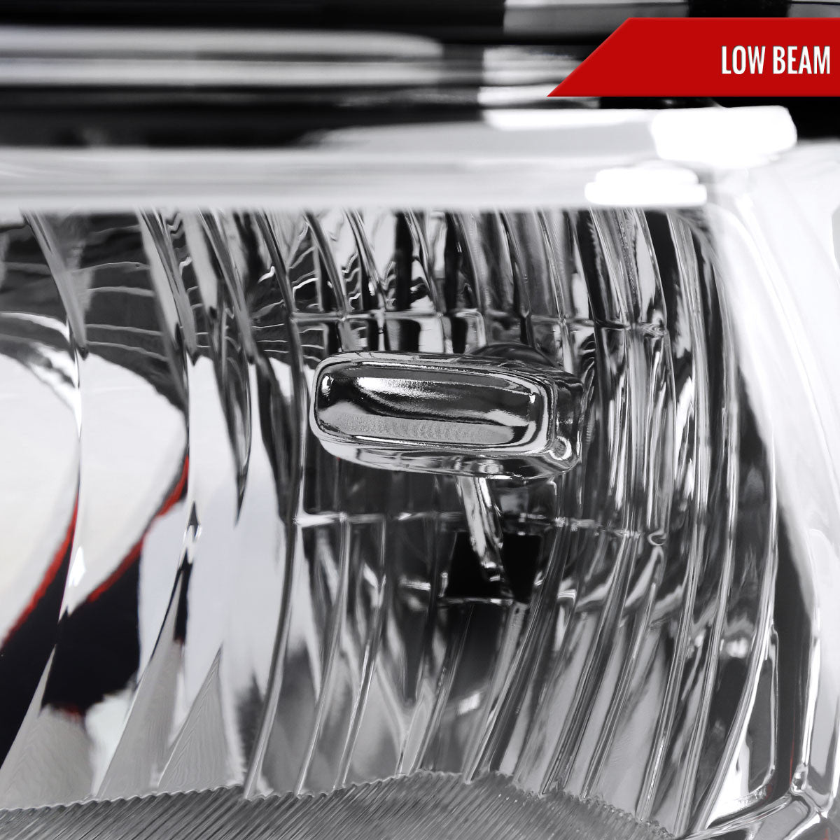 Spec-D Tuning - 2019-2024 Dodge Ram 2500 3500 Factory Style Crystal Headlight - Driver Side Only (Chrome Housing / Clear Lens) - 2LH-RAM1925-L-RS