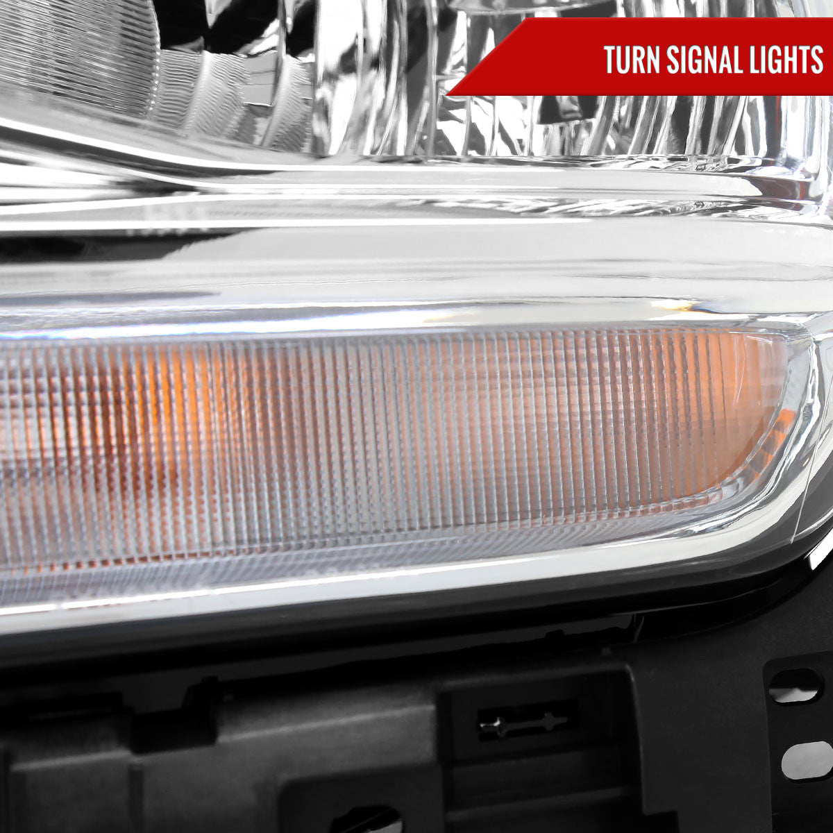 Spec-D Tuning - 2019-2024 Dodge Ram 2500 3500 Factory Style Crystal Headlight - Driver Side Only (Chrome Housing / Clear Lens) - 2LH-RAM1925-L-RS