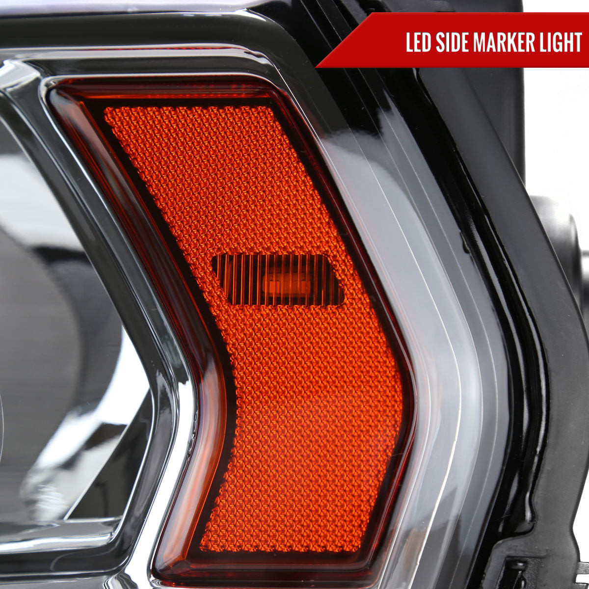 Spec-D Tuning - 2019-2024 Dodge Ram 2500 3500 Factory Style Crystal Headlight - Driver Side Only (Chrome Housing / Clear Lens) - 2LH-RAM1925-L-RS