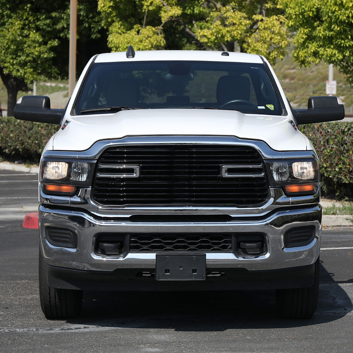 Spec-D Tuning - 2019-2024 Dodge Ram 2500 3500 Factory Style Crystal Headlight - Passenger Side Only (Black Housing / Clear Lens) - 2LH-RAM1925JM-R-RS
