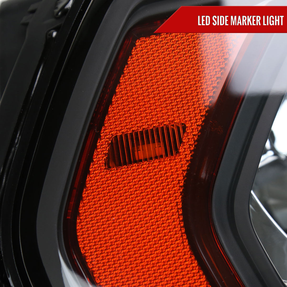 Spec-D Tuning - 2019-2024 Dodge Ram 2500 3500 Factory Style Crystal Headlight - Passenger Side Only (Black Housing / Clear Lens) - 2LH-RAM1925JM-R-RS