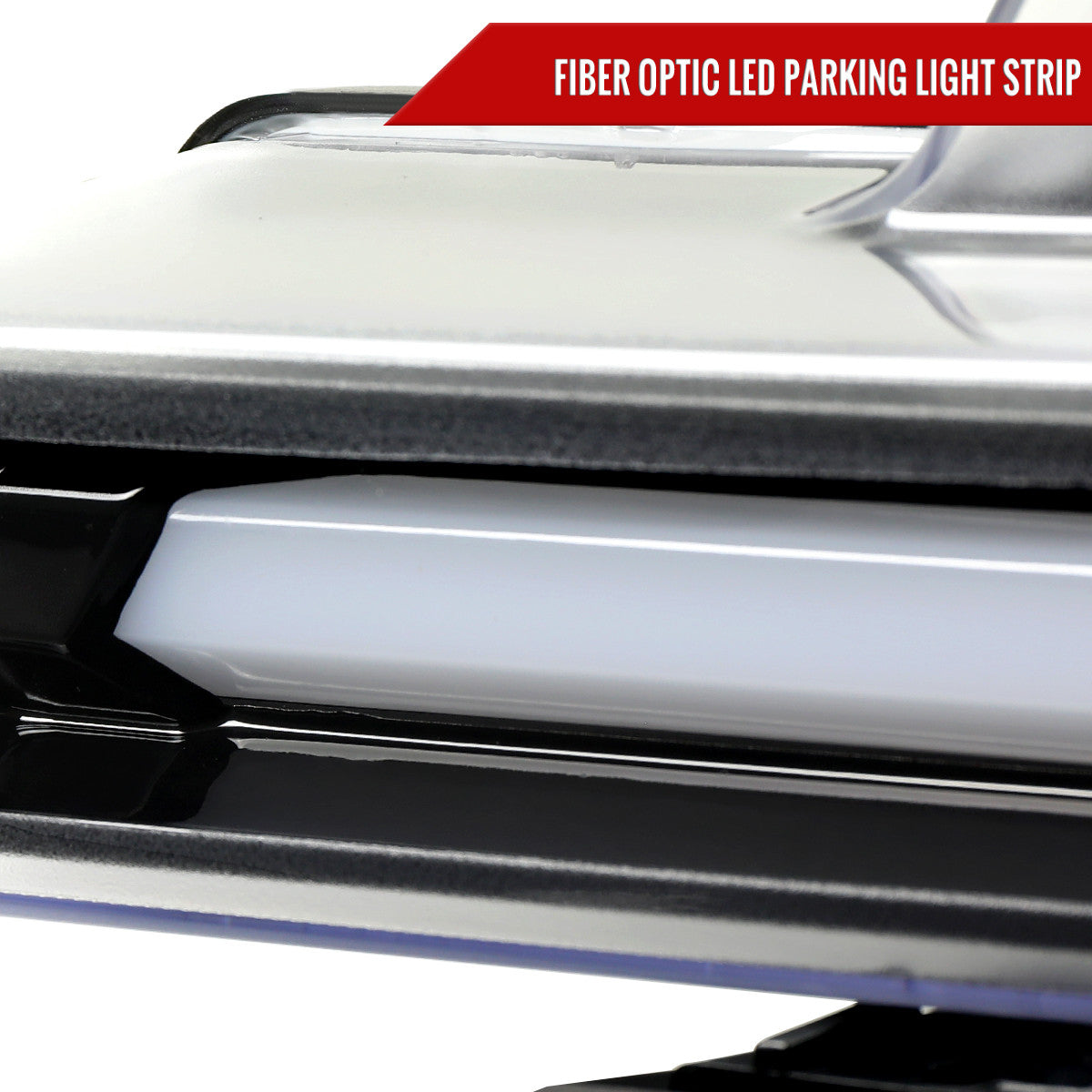 Spec-D Tuning - 2018-2020 Ford F-150 LED C-Bar Projector Headlights (Glossy Black Housing / Clear Lens) - 2LHP-F15018BK-TM