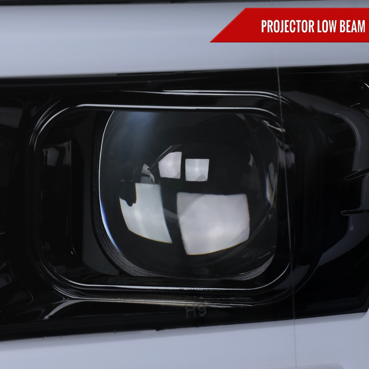 Spec-D Tuning - 2018-2020 Ford F-150 LED C-Bar Projector Headlights (Black Housing / Smoked Lens) - 2LHP-F15018G-TM