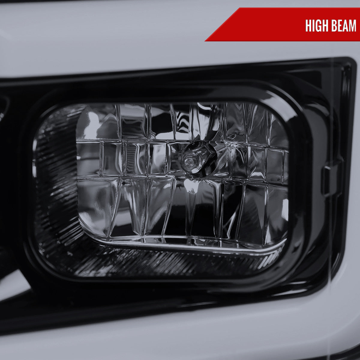 Spec-D Tuning - 2018-2020 Ford F-150 LED C-Bar Projector Headlights (Black Housing / Smoked Lens) - 2LHP-F15018G-TM
