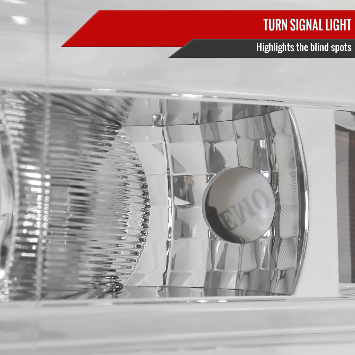 Spec-D Tuning - 2009-2018 Dodge RAM 1500 / 2019-2021 RAM Classic / 2010-2018 RAM 2500 3500 Dual Halo Projector Headlights (Chrome Housing/Clear Lens) - 2LHP-RAM09-TM