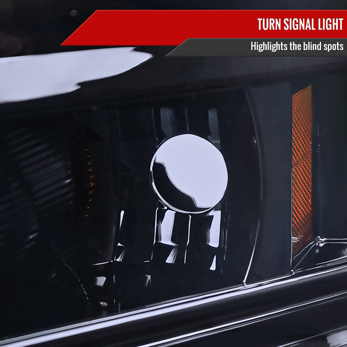 Spec-D Tuning - 2009-2018 Dodge RAM 1500 / 2019-2021 RAM Classic / 2010-2018 RAM 2500 3500 Dual Halo Projector Headlights (Glossy Black Housing/Smoked Lens) - 2LHP-RAM09G-TM