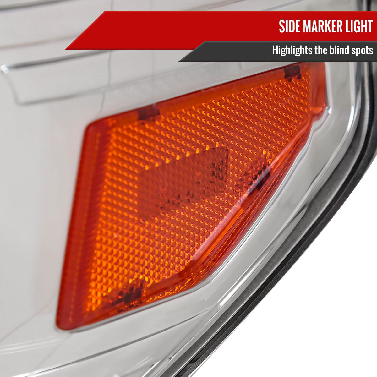 Spec-D Tuning - 2014-2021 Toyota Tundra Chrome Projector Headlights - 2LHP-TUN14-WJ