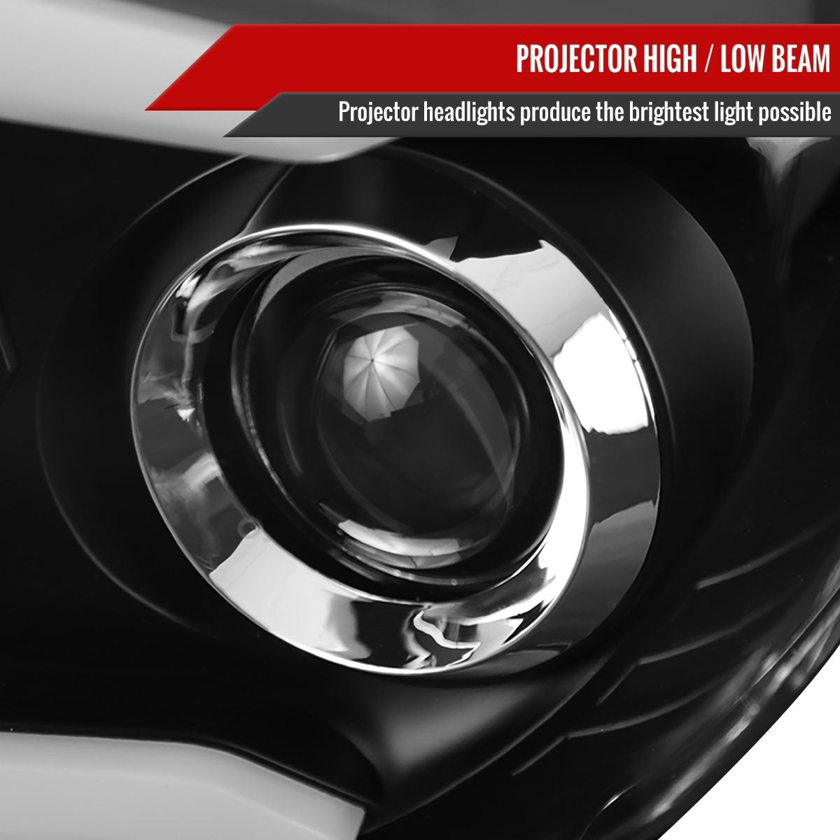 Spec-D Tuning - 2014-2021 Toyota Tundra Black Projector Headlights - 2LHP-TUN14JM-WJ