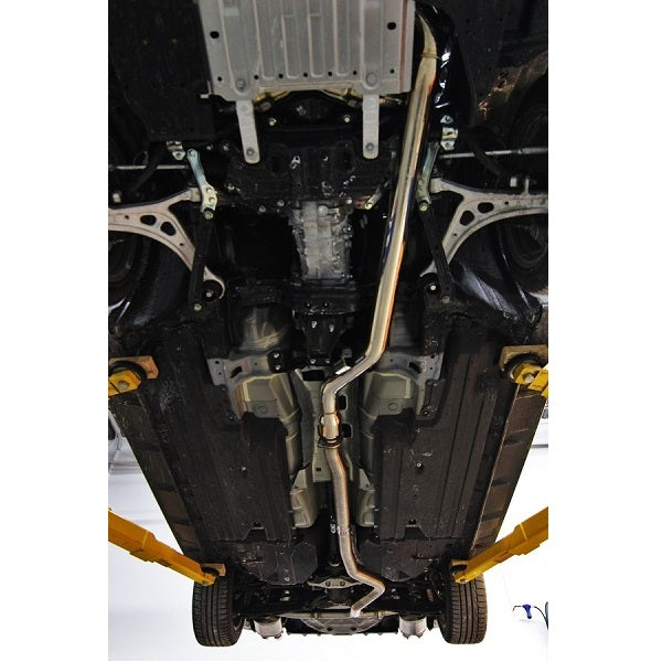 Mishimoto 2015 Subaru WRX 3in Stainless Steel Cat-Back Exhaust - MMEXH-WRX-15 for 2015-2021 Subaru WRX - side view