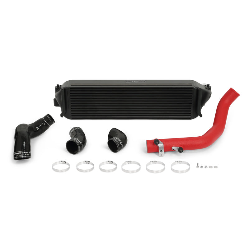 Mishimoto 2017+ Honda Civic Type R Intercooler Kit - Black Intercooler Red Pipes - MMINT-CTR-17KBKWRD for 2017-2022 Honda Civ