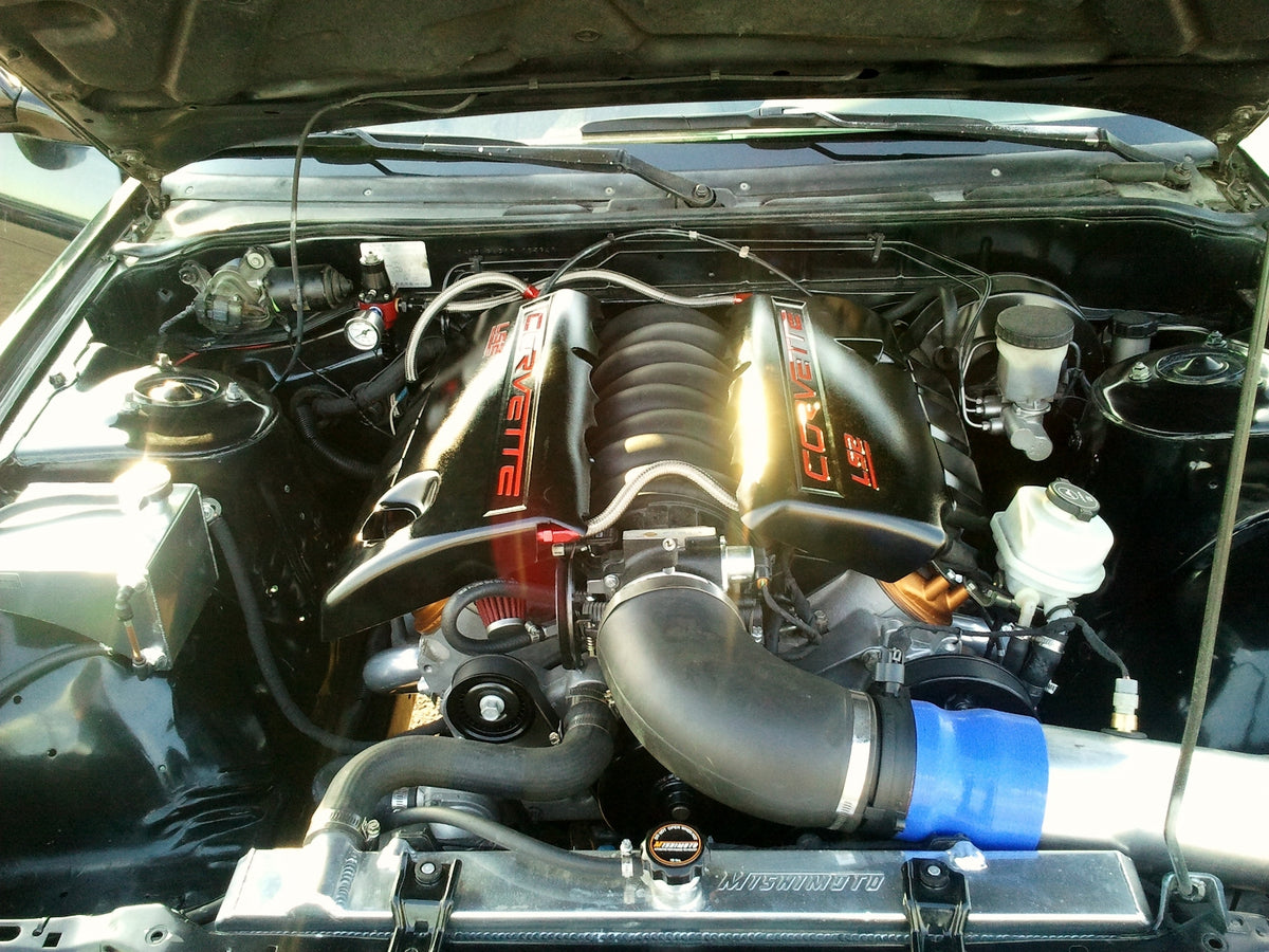 Mishimoto 95-98 Nissan 240sx w/ KA Aluminum Radiator - MMRAD-240-95KA for 1995-1998 Nissan 240SX - angle view