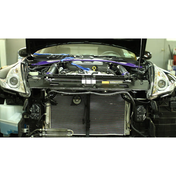 Mishimoto 09+ Nissan 370Z Manual Radiator - MMRAD-370Z-09 for 2007-2013 INFINITI G - installed view