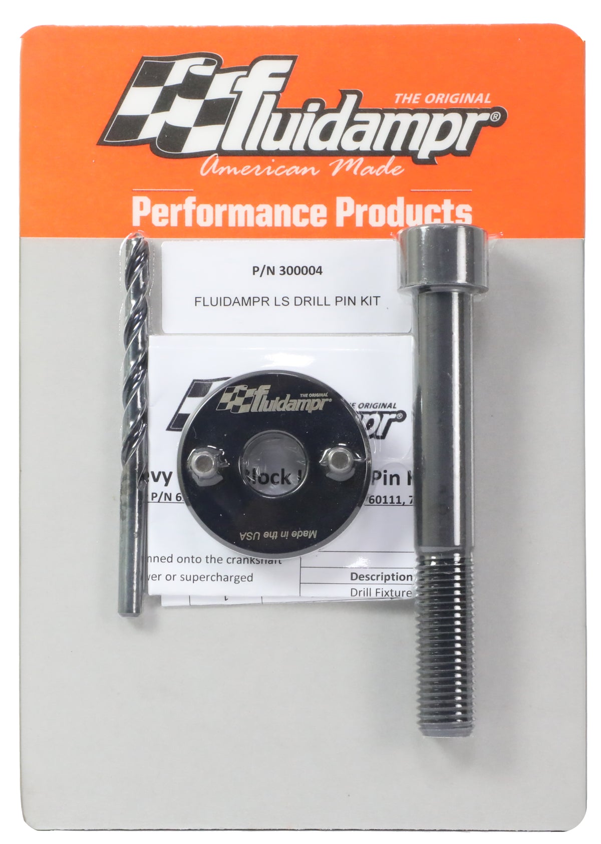 Fluidampr GM/Chevy LS Drill Pin Kit - 300004