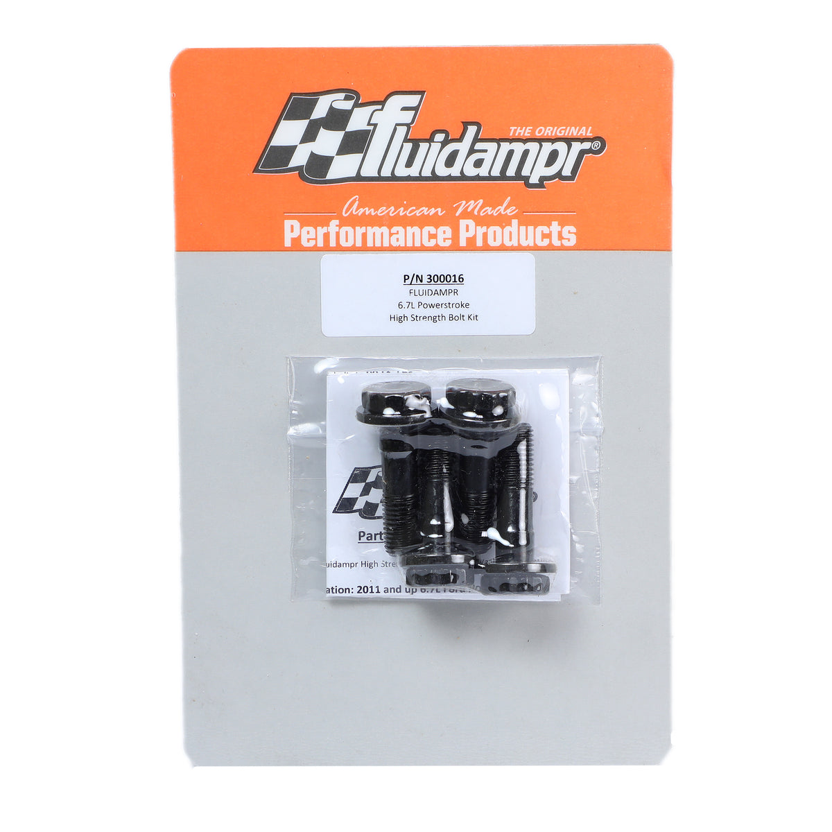 Fluidampr 11-18 Ford Powerstorke 6.7L High Strength Bolt Kit - 300016