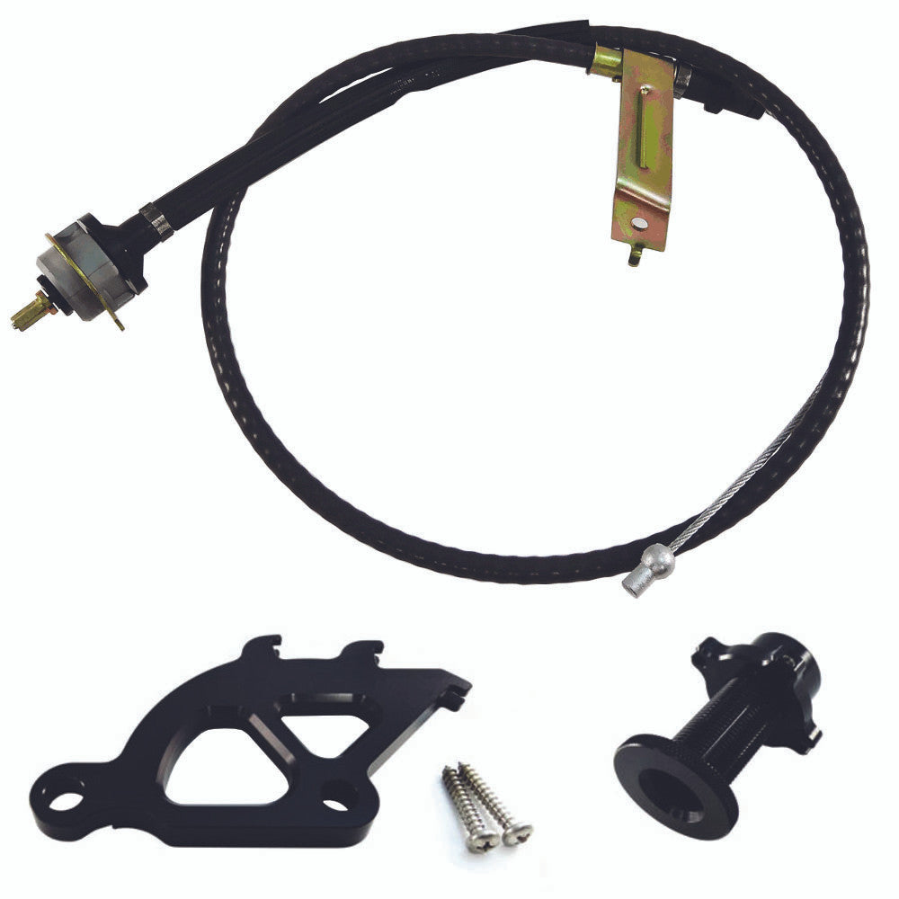 UPR - Clutch Quadrant Cable & Firewall Adj Kit Black (fits 79-04 Mustang) UPR - 3004-121 for 1979-2004 Ford Mustang