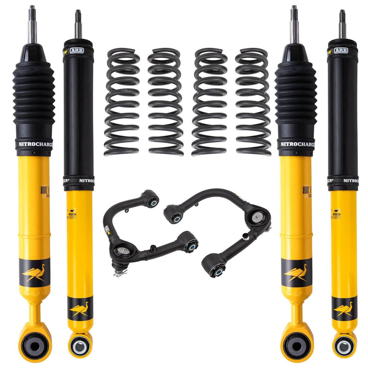 ARB / OME 22-25 Toyota Tundra Frnt & Rear Nitrocharger Plus Kit w/ UCA (3in/0lbs FR - 2in/440lbs RR) - 3008K