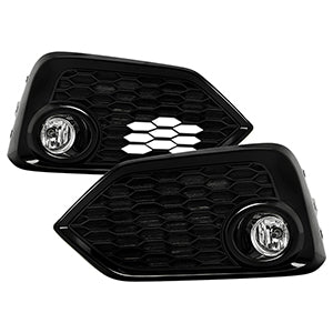 Spyder 16-17 Honda Civic 3DR Hatchback Only OEM Fog Light w/Switch - Clear (FL-HC2017-H-C)