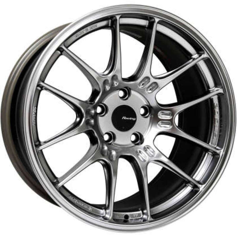 Enkei GTC02 17x8.5 4x100 43mm Offset 66.5mm Bore Hyper Silver Wheel ** SPECIAL ORDER** - 534-785-4943HS