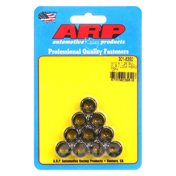 ARP M8 x 1.00 (M10 wr) SS 12pt Nut Kit - 2 Pack - 400-8350