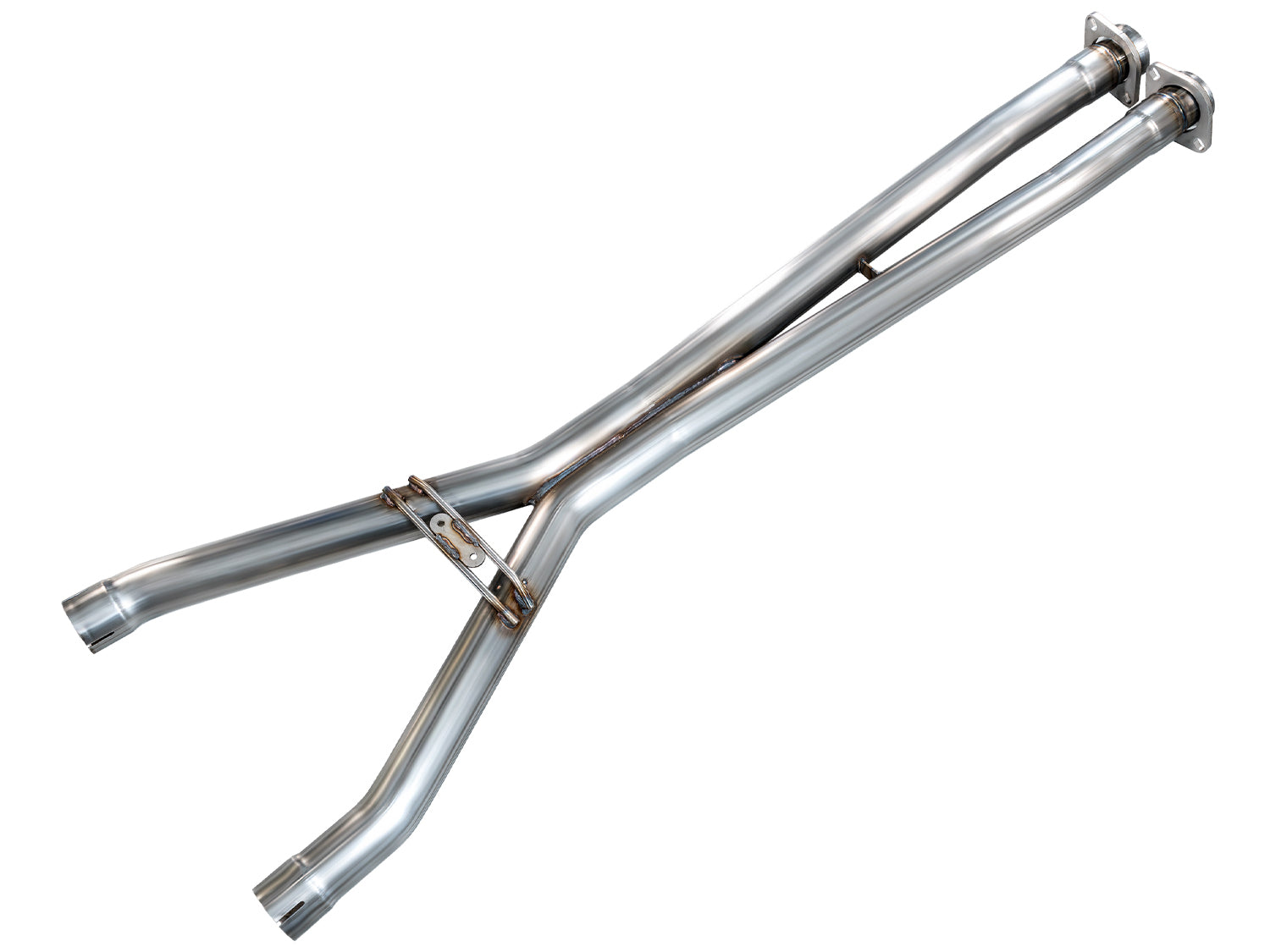 AWE Tuning 09-11 Chevrolet Corvette 6.2L X-Pipe - 3010-11662 for 2009-2013 Chevrolet Corvette - front view