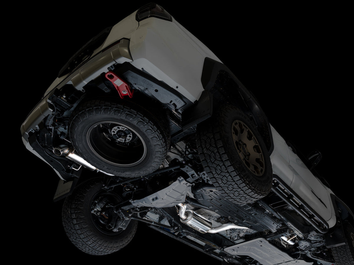 AWE Tuning 2024+ Toyota Land Cruiser / 2025+ Toyota 4Runner 0FG Cat-Back Exhaust w/ BashGuard - 3015-28056