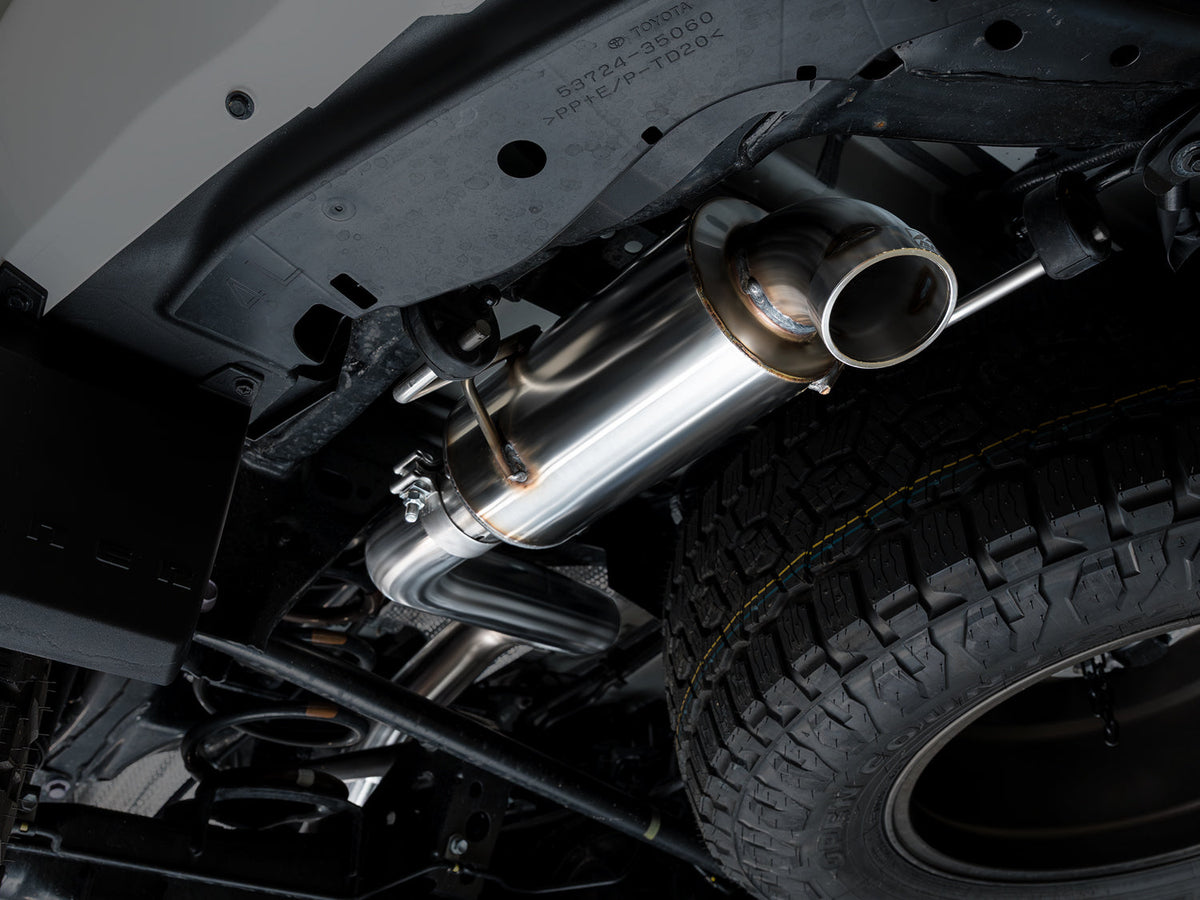 AWE Tuning 2024+ Toyota Land Cruiser / 2025+ Toyota 4Runner 0FG Cat-Back Exhaust w/ BashGuard - 3015-28056