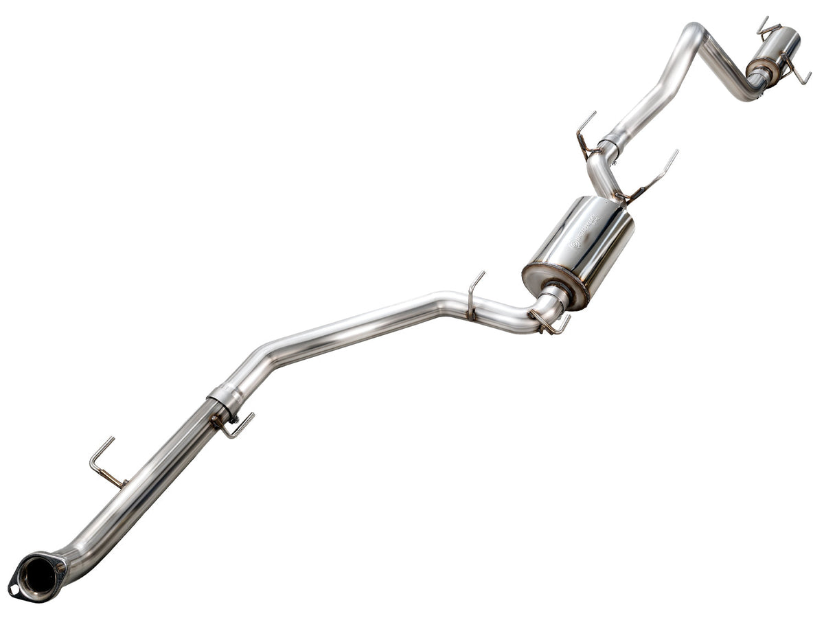 AWE Tuning 2024+ Toyota Land Cruiser / 2025+ Toyota 4Runner 0FG Cat-Back Exhaust w/ BashGuard - 3015-28056