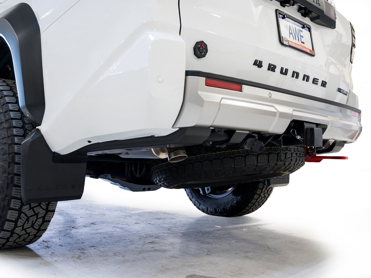 AWE Tuning 2024+ Toyota Land Cruiser / 2025+ Toyota 4Runner 0FG Cat-Back Exhaust w/ BashGuard - 3015-28056