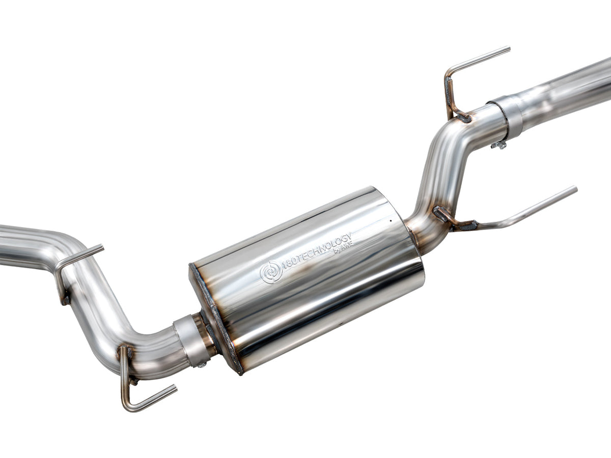 AWE Tuning 2024+ Toyota Land Cruiser / 2025+ Toyota 4Runner 0FG Cat-Back Exhaust w/ BashGuard - 3015-28056