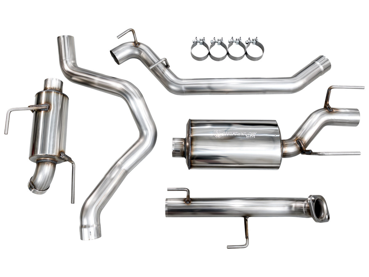 AWE Tuning 2024+ Toyota Land Cruiser / 2025+ Toyota 4Runner 0FG Cat-Back Exhaust w/ BashGuard - 3015-28056