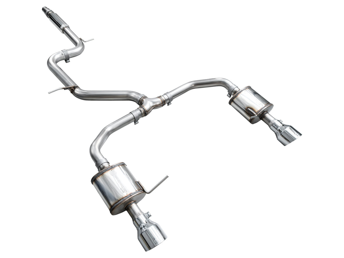 AWE 22-25 Volkswagen Jetta GLI Touring Edition Exhaust - Chrome Silver Tips - 3015-32275