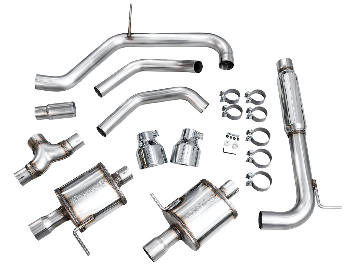 AWE 22-25 Volkswagen Jetta GLI Touring Edition Exhaust - Chrome Silver Tips - 3015-32275