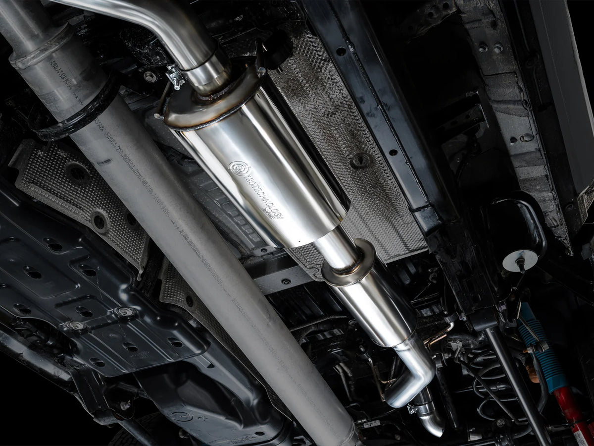 AWE Exhaust for 4th Gen Toyota Tacoma Dual Chrome Silver Tips - 3015-32254