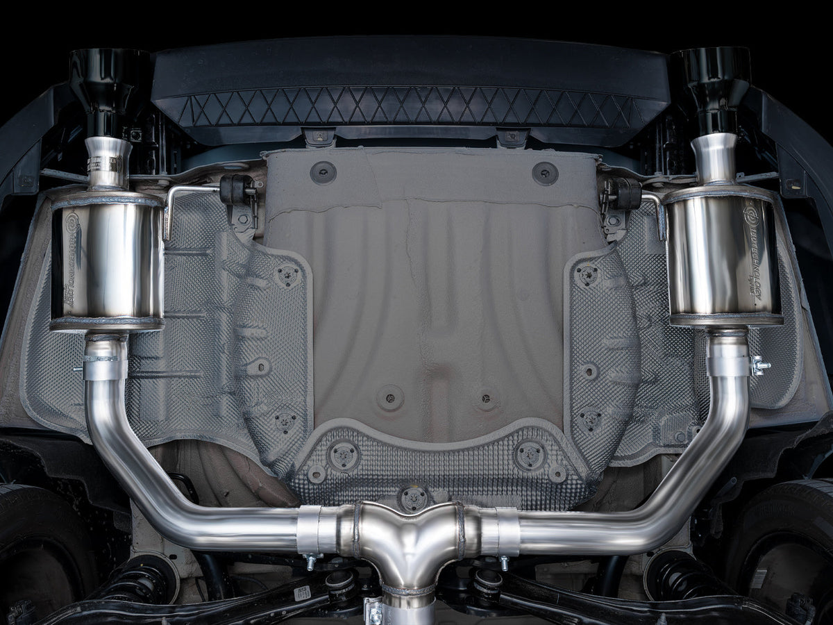 AWE 22-25 Volkswagen Jetta GLI Touring Edition Exhaust - Diamond Black Tips - 3015-33275