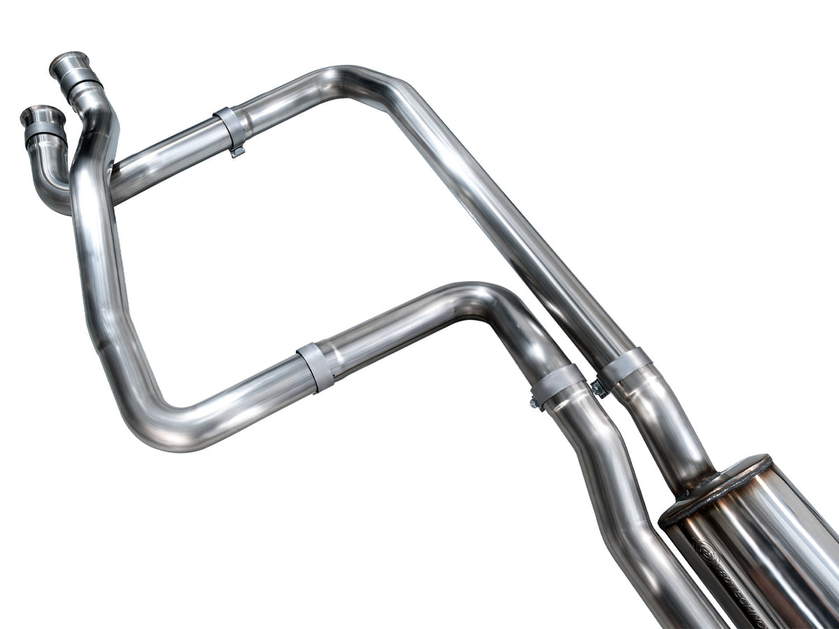 AWE Tuning 2025+ RAM 1500 RHO 3.0 I6 TT 0FG Dual Rear Exit Catback Exhaust - Chrome Silver Tips - 3015-32630