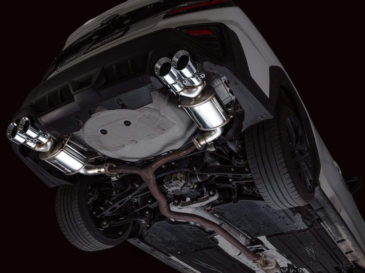 AWE Tuning 22-25 Subaru VB WRX Touring Edition Axleback Exhaust - Chrome Silver Tips - 3015-42424