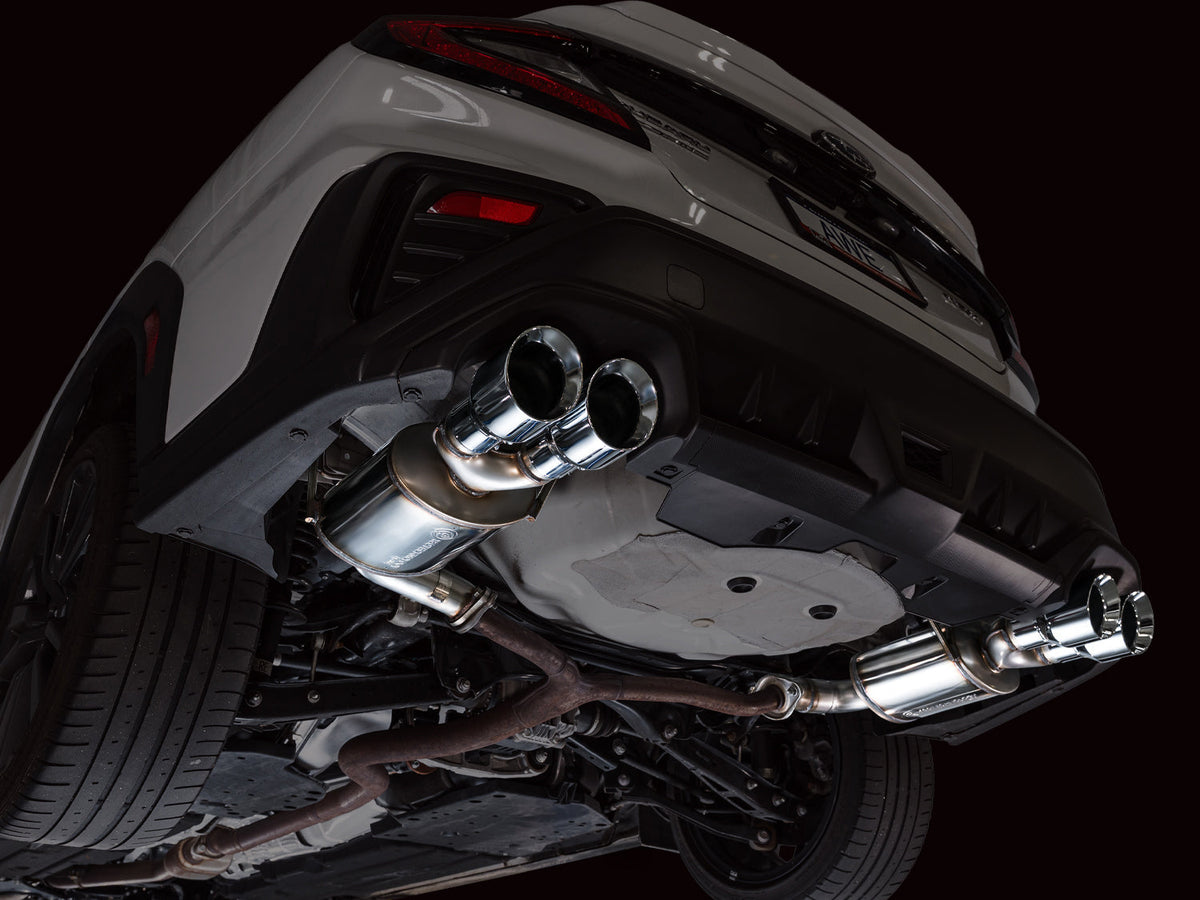 AWE Tuning 22-25 Subaru VB WRX Touring Edition Axleback Exhaust - Chrome Silver Tips - 3015-42424